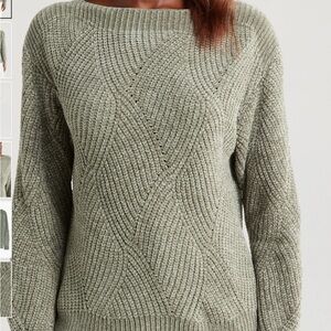 Tommy Bahama Shell St. Luna Boat Neck Sweater Sage Sz. L